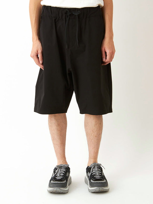 【White Mountaineering - ホワイトマウンテニアリング】SAROUEL SHORT PANTS / BLACK(ショーツ/ブラック)