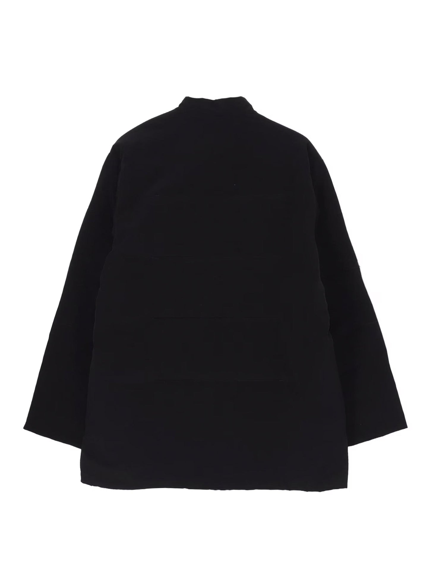 【Yohji Yamamoto POUR HOMME - ヨウジヤマモト プールオム】Ta TUXEDO STAND COLLAR REVERSIBLE PADDED BLOUSE（ジャケット/ ブラック)