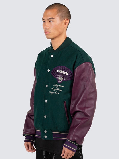 30%OFF【PLEASURES - プレジャーズ】FAN VARSITY JACKET