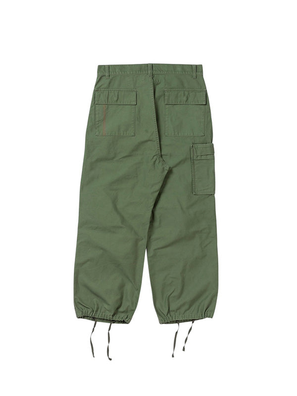【ANACHRONORM - アナクロノーム】AN391 BACK SATIN MILITARY FLAP PANTS / OLIVE (パンツ/オリーブ)