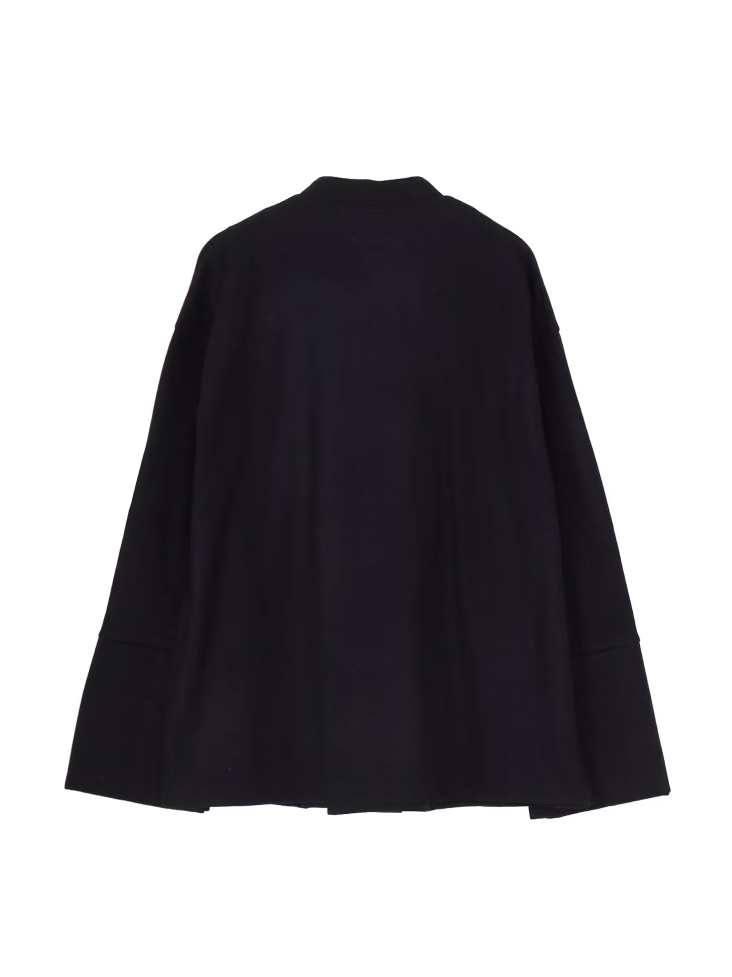【Yohji Yamamoto POUR HOMME - ヨウジヤマモト プールオム】WOOLEN SINGLE PADDED JACKET（ジャケット/ ブラック)