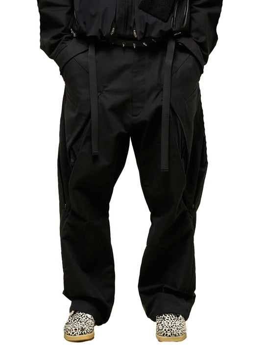 【ACRONYM - アクロニウム】P55-KI / Cotton Web Belt Vent Pants Gen. 1.1  / BLACK (パンツ/ブラック)