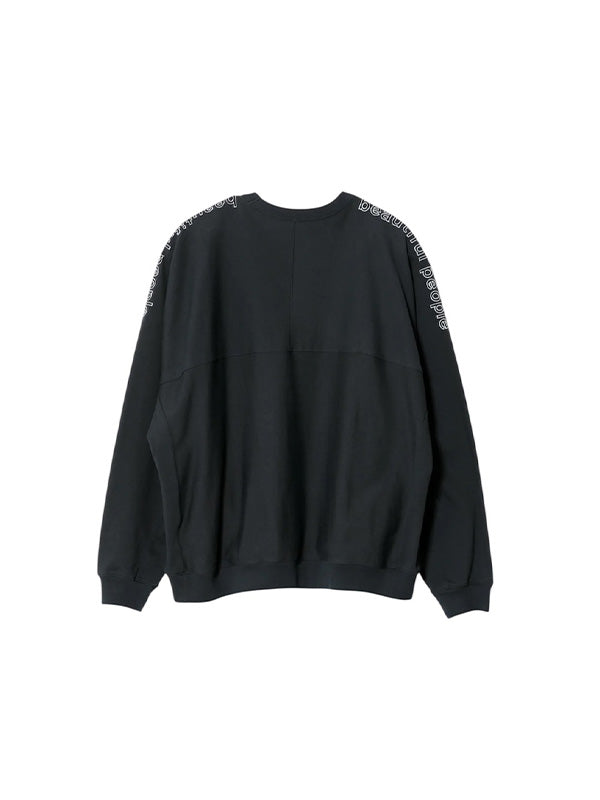 【beautiful people - ビューティフルピープル】suvin compact jersey no shoulder long T / NAVY（L/S Tシャツ/ネイビー)