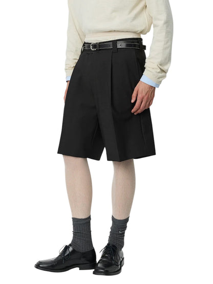 【mfpen - エムエフペン】CLASSIC SHORTS  / DARK GREY STRIPE (ショーツ/ダークグレーストライプ)