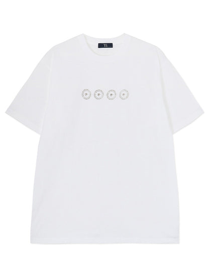 【Y's.... - ワイズビー】PRINT T-SHIRT A / WHITE(Tシャツ/ホワイト)