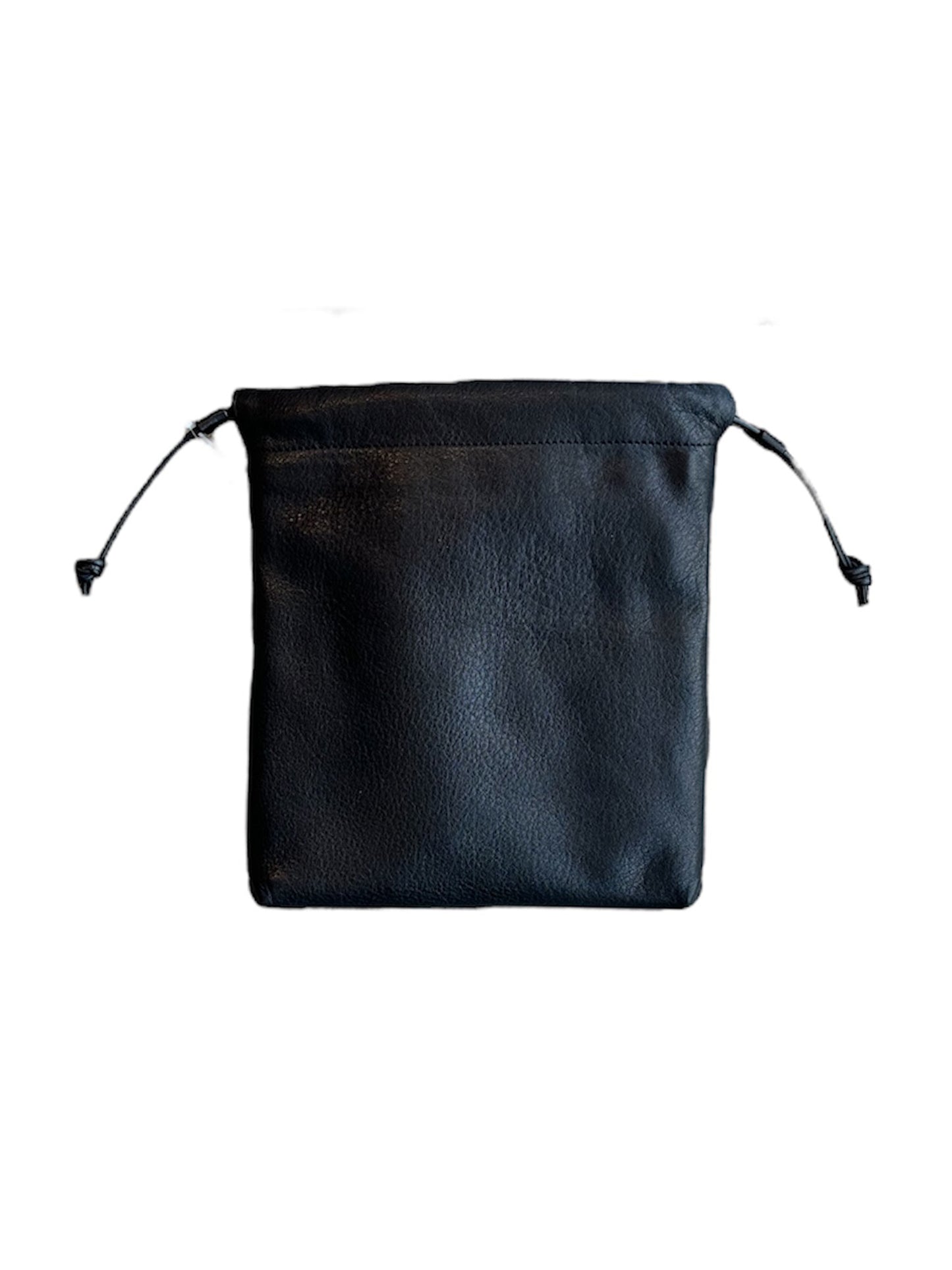 【Y's - ワイズ】SOFT SHRINK LEATHER DOUBLE POUCH/SILVER(バック/シルバー)