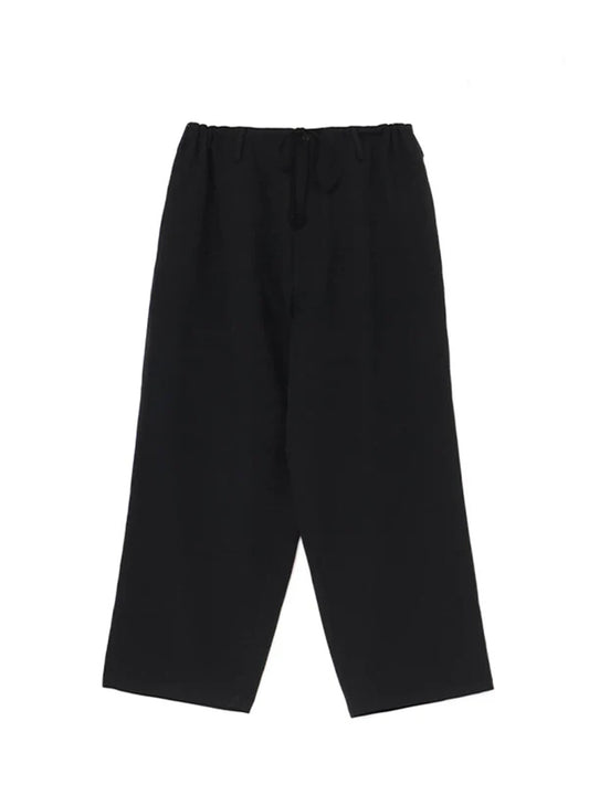 【Y's for men-ワイズフォーメン】GABARDINE STANDARD STRING PANTS WITH 3-STITCH(パンツ/ブラック)