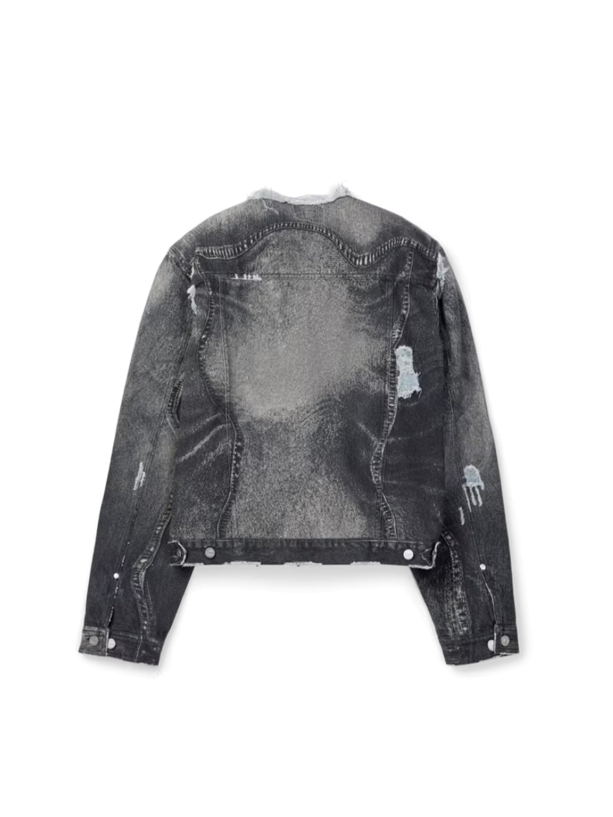 CAMPER LAB - カンペールラボ】 DISTORTED PRINT DISTRESSED DENIM
