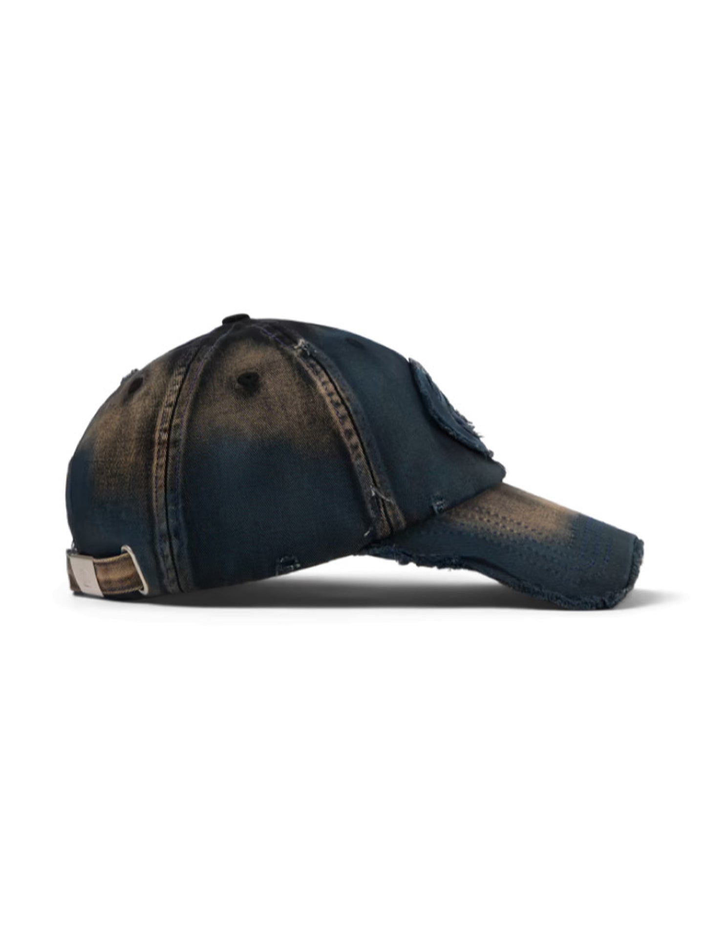 【CAMPER LAB  - カンペールラボ】DISTORTED WASHED SPRAYED CAP / BLUE (キャップ/ブルー)