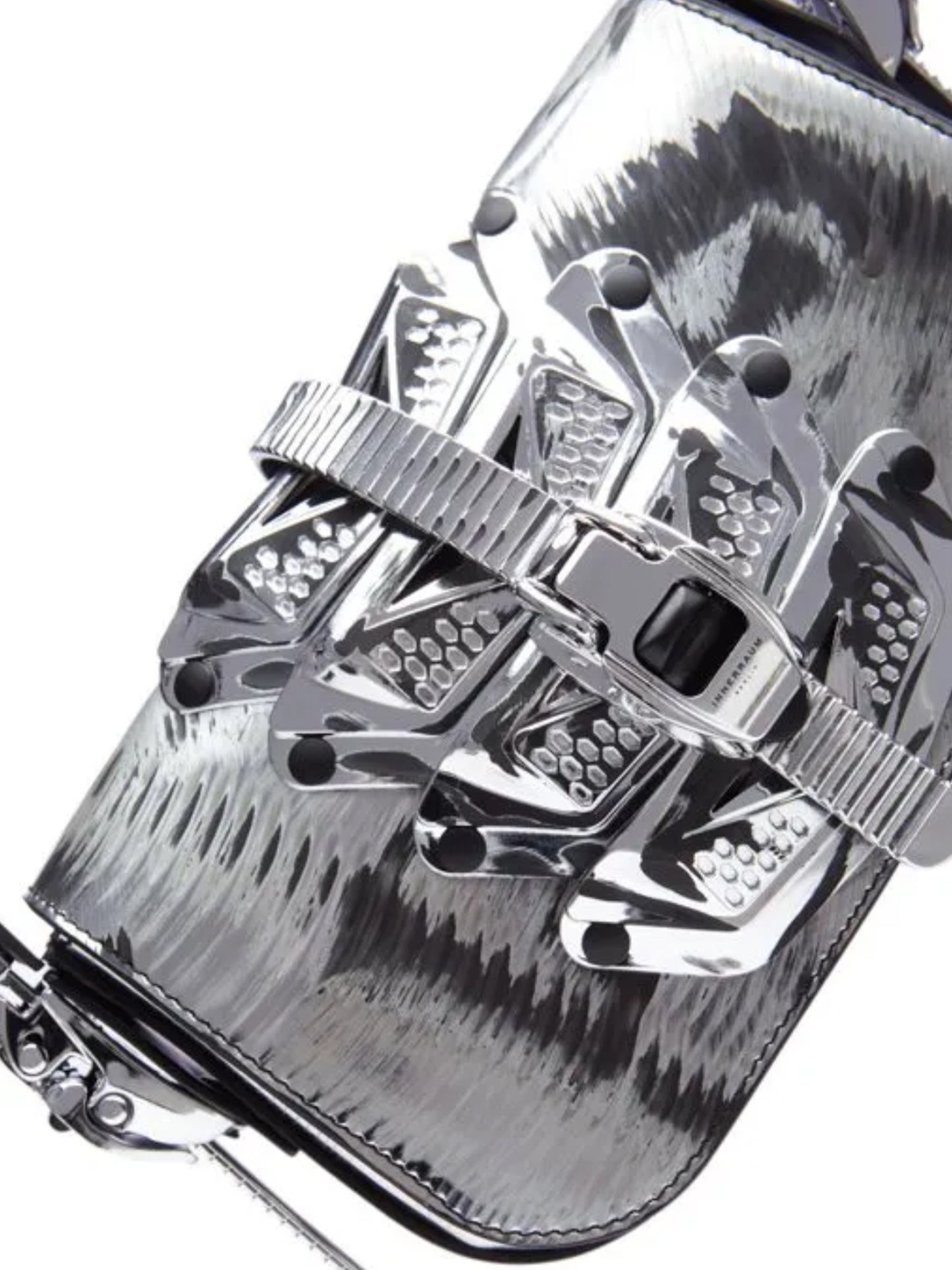 【INNERRAUM - インナーラム】OBJECT C02 HANDBAG / BLACK&SILVER（バッグ / ブラック&シルバー）