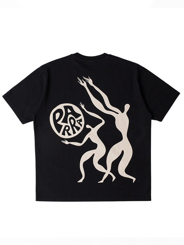 【by Parra - バイパラ】PLAY BALL T-SHIRT / BLACK (Tシャツ/ブラック)