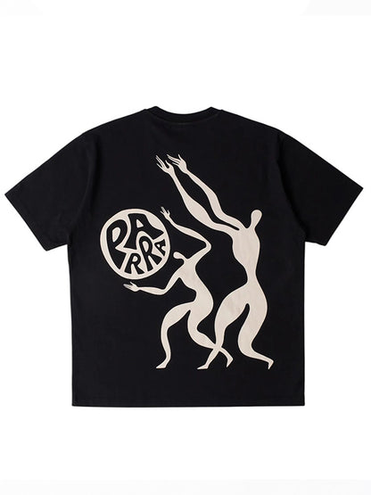 【by Parra - バイパラ】PLAY BALL T-SHIRT / BLACK (Tシャツ/ブラック)