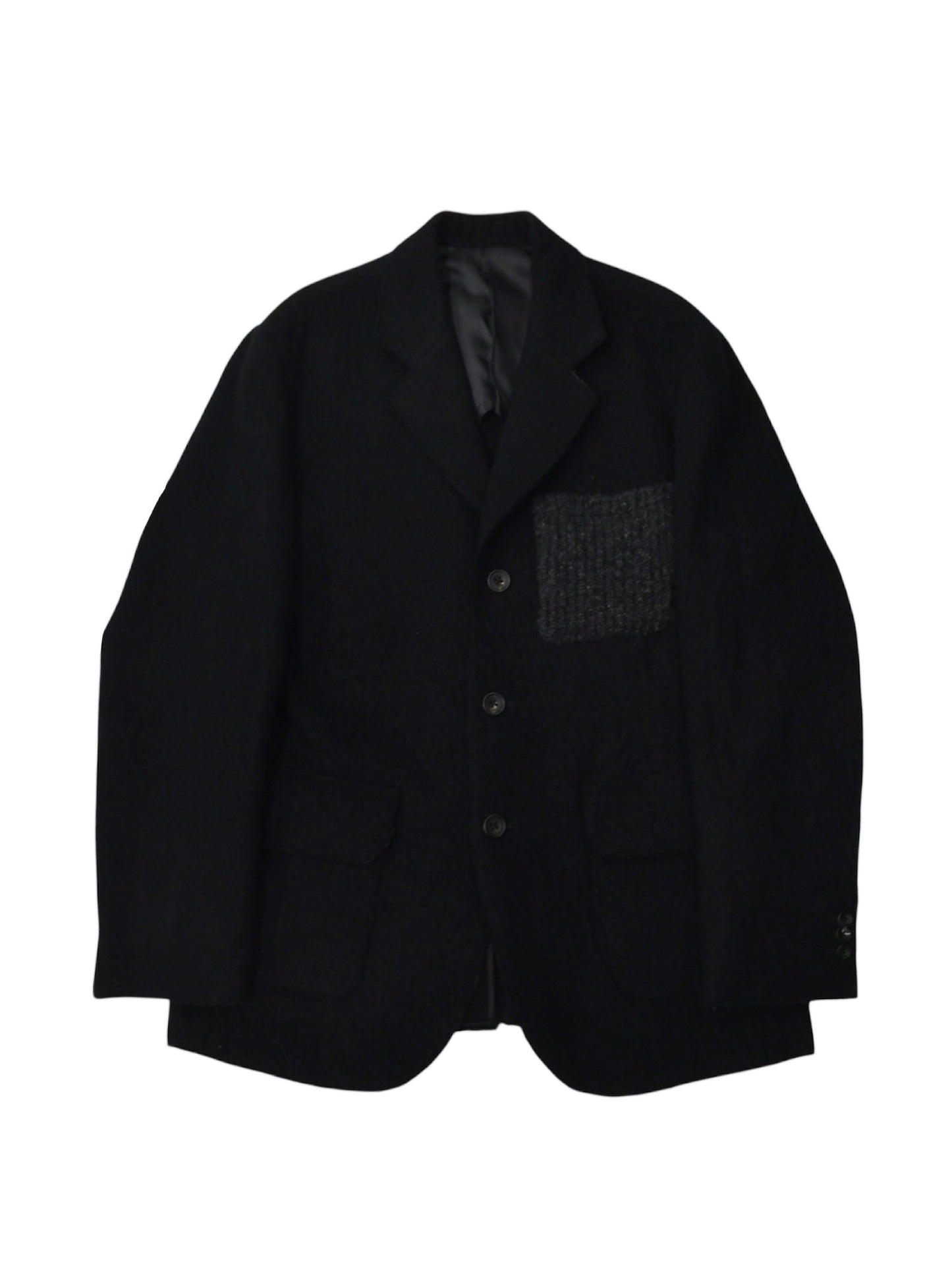 【Perfect ribs®×A LOVE MOVEMENT】縮絨 ~Shukujyu~ Wool Jacket with Recycle Pocket / Black(ジャケット/ブラック)