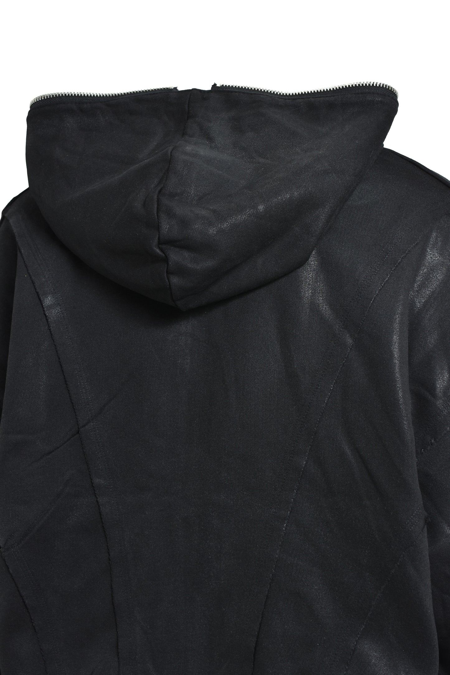 【BREATH - ブレス】  COATING ZIP UP HOODIE / BLACK （フーディー/ブラック)