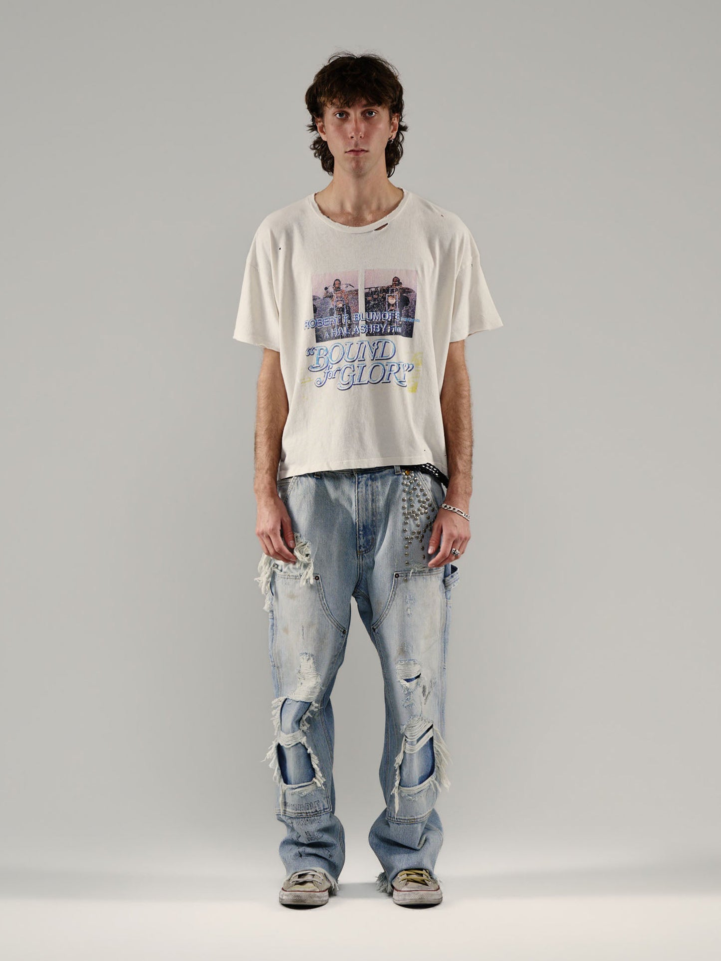 【PALY HOLLYWOOD - パリーハリウッド】BOUND FOR GLORY TEE / WHITE(Tシャツ/ホワイト)