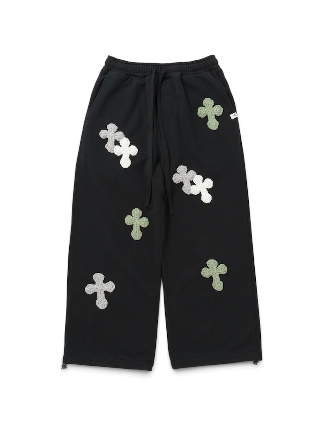 【Perfect ribs® × Y.A.R.N.】New Super Wide Sweat Pants (スウェットパンツ/ブラック)