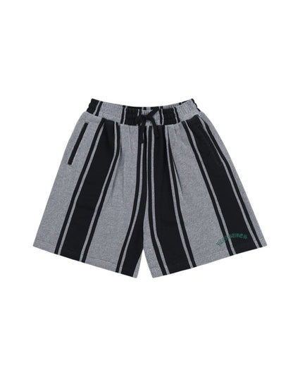 【PLEASURES - プレジャーズ】RUG WIDE SHORTS / BLACK (ショーツ/ブラック)