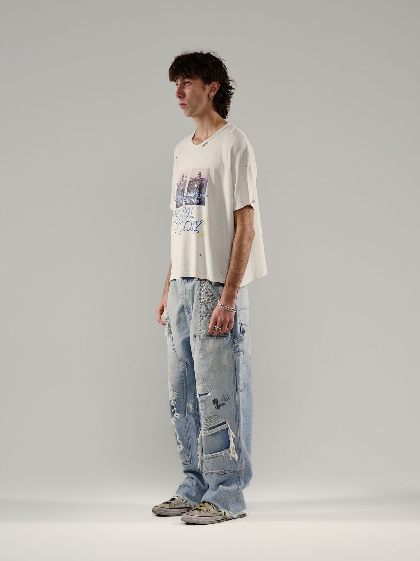 【PALY HOLLYWOOD - パリーハリウッド】BOUND FOR GLORY TEE / WHITE(Tシャツ/ホワイト)