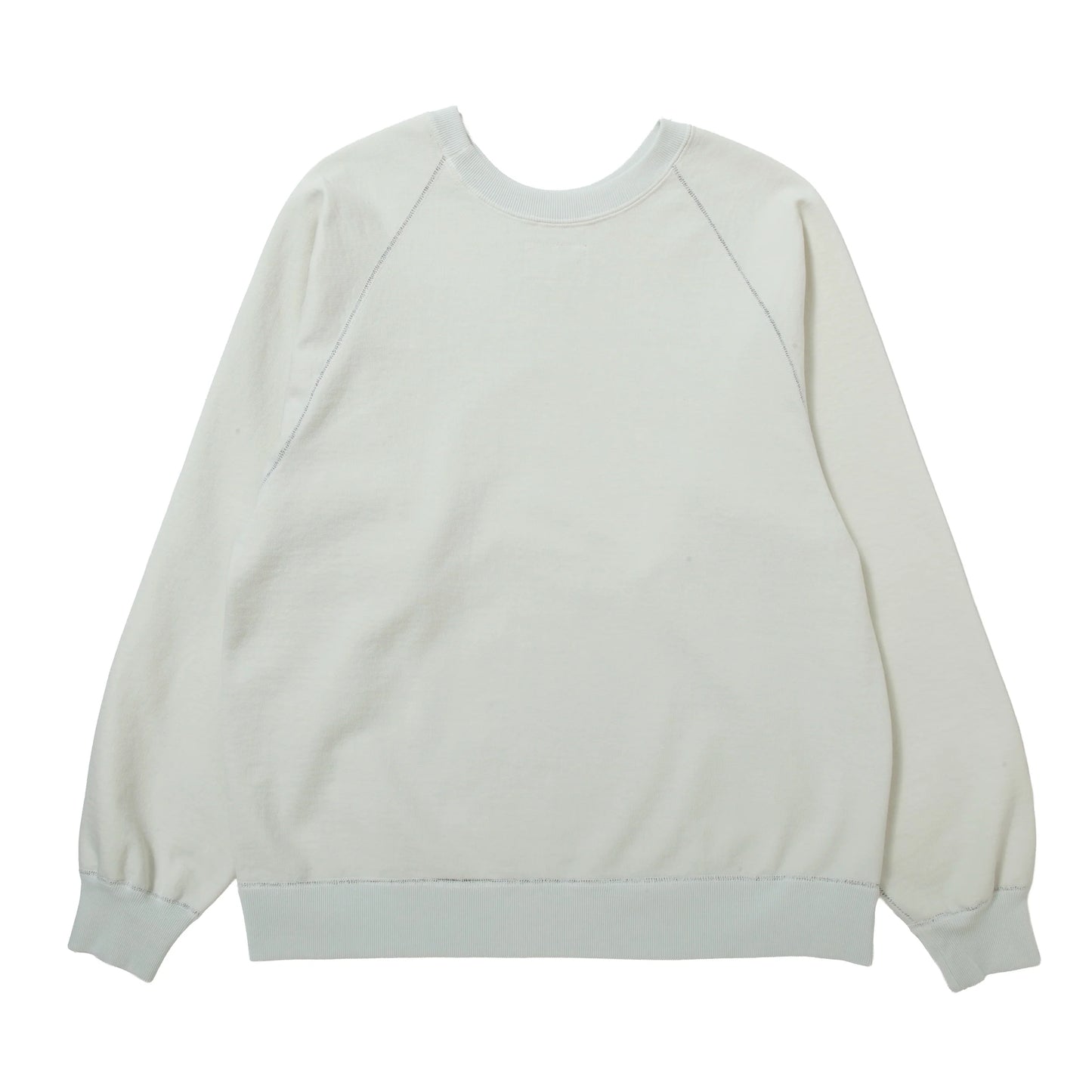 【NEXUS Ⅶ -ネクサスセブン】“FRANKEN” FADED RAGLAN CREW SWEAT / FADE BLACK（スウェットシャツ/フェードブラック)