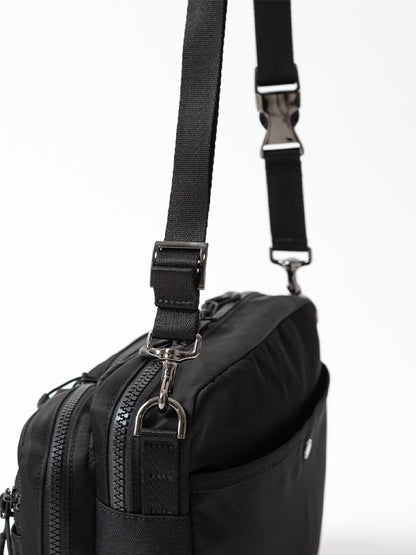 【MAKAVELIC - マキャべリック】ORBIT SHOULDER BAG / BLACK (バッグ/ブラック)