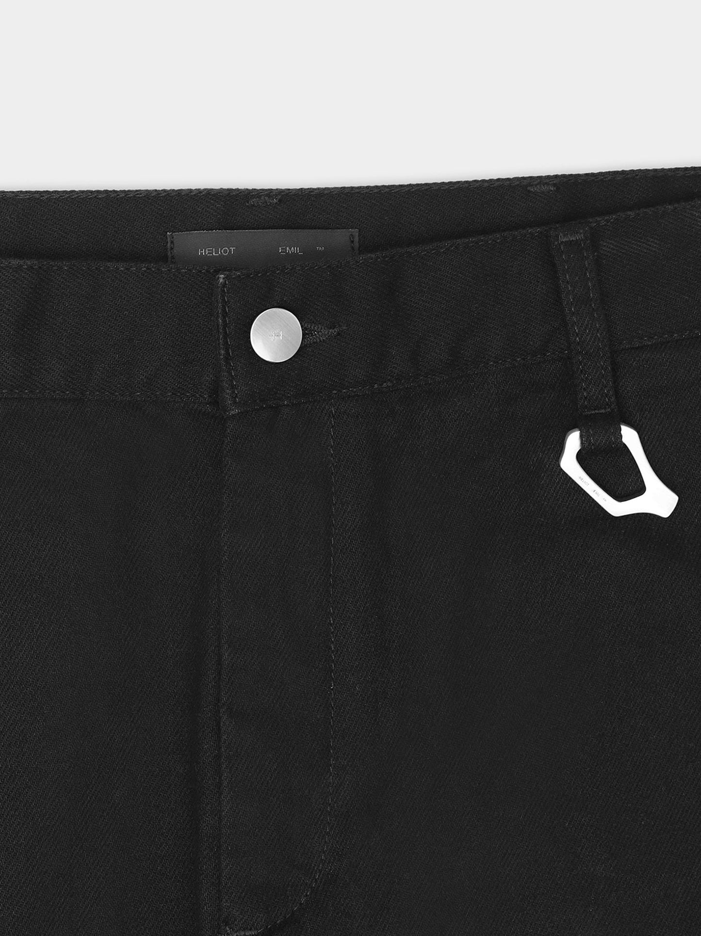 【HELIOT EMIL  - エリオットエミル】BASALT DENIM / BLACK (デニムパンツ/ブラック)