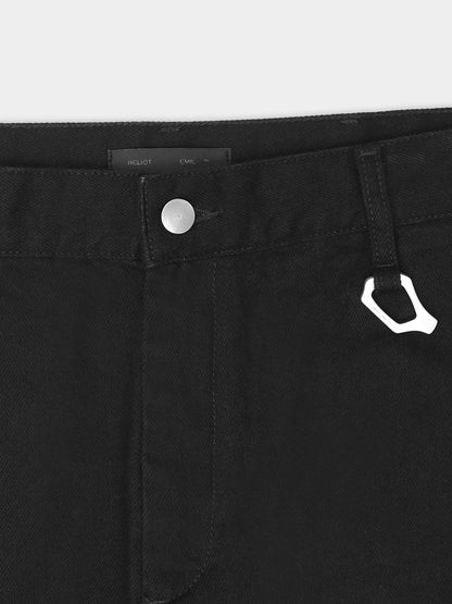 【HELIOT EMIL  - エリオットエミル】BASALT DENIM / BLACK (デニムパンツ/ブラック)