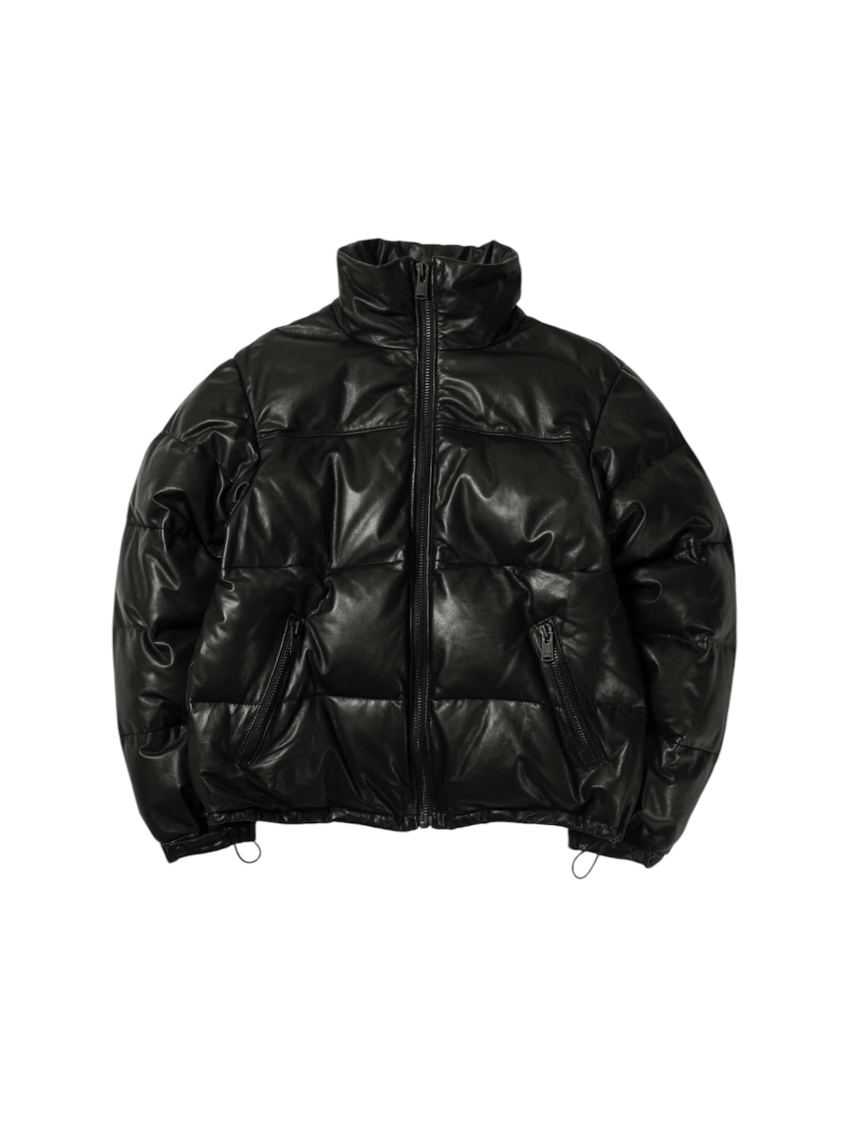 【A LEATHER - エーレザー】Down Jacket / Black Luxe(ジャケット/ブラック)