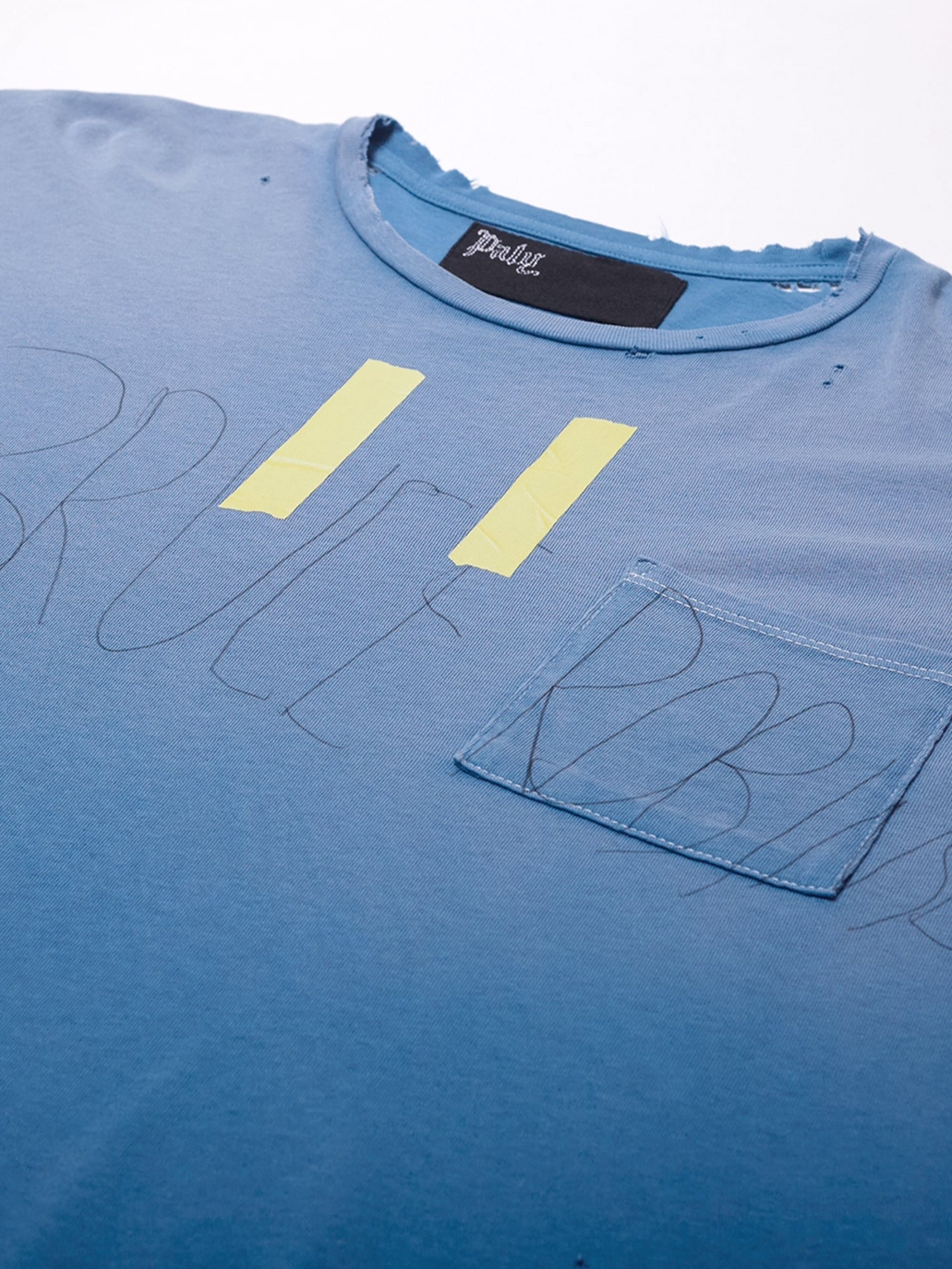 PALY HOLLYWOOD - パリーハリウッド】BRUCE POCKET TEE / BLUE(Tシャツ