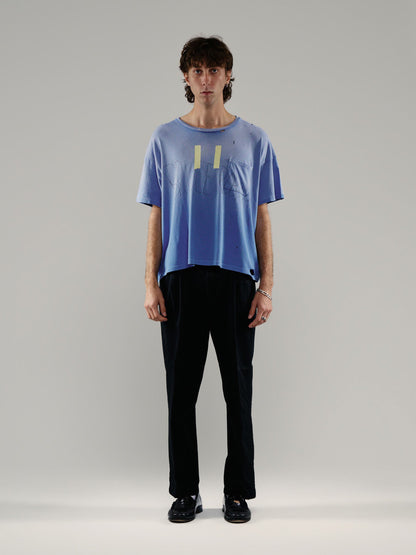 【PALY HOLLYWOOD - パリーハリウッド】BRUCE POCKET TEE / BLUE(Tシャツ/ブルー)