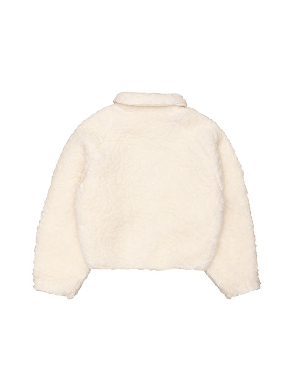 【ERL - イーアールエル】UNISEX FLEECED WOOL BOMBER JACKET WOVEN(ジャケット/オートミール)