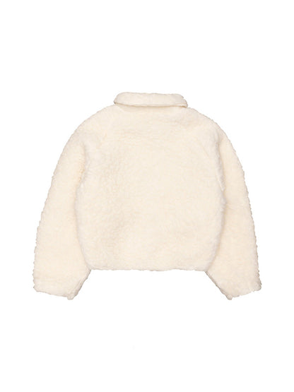 【ERL - イーアールエル】UNISEX FLEECED WOOL BOMBER JACKET WOVEN(ジャケット/オートミール)