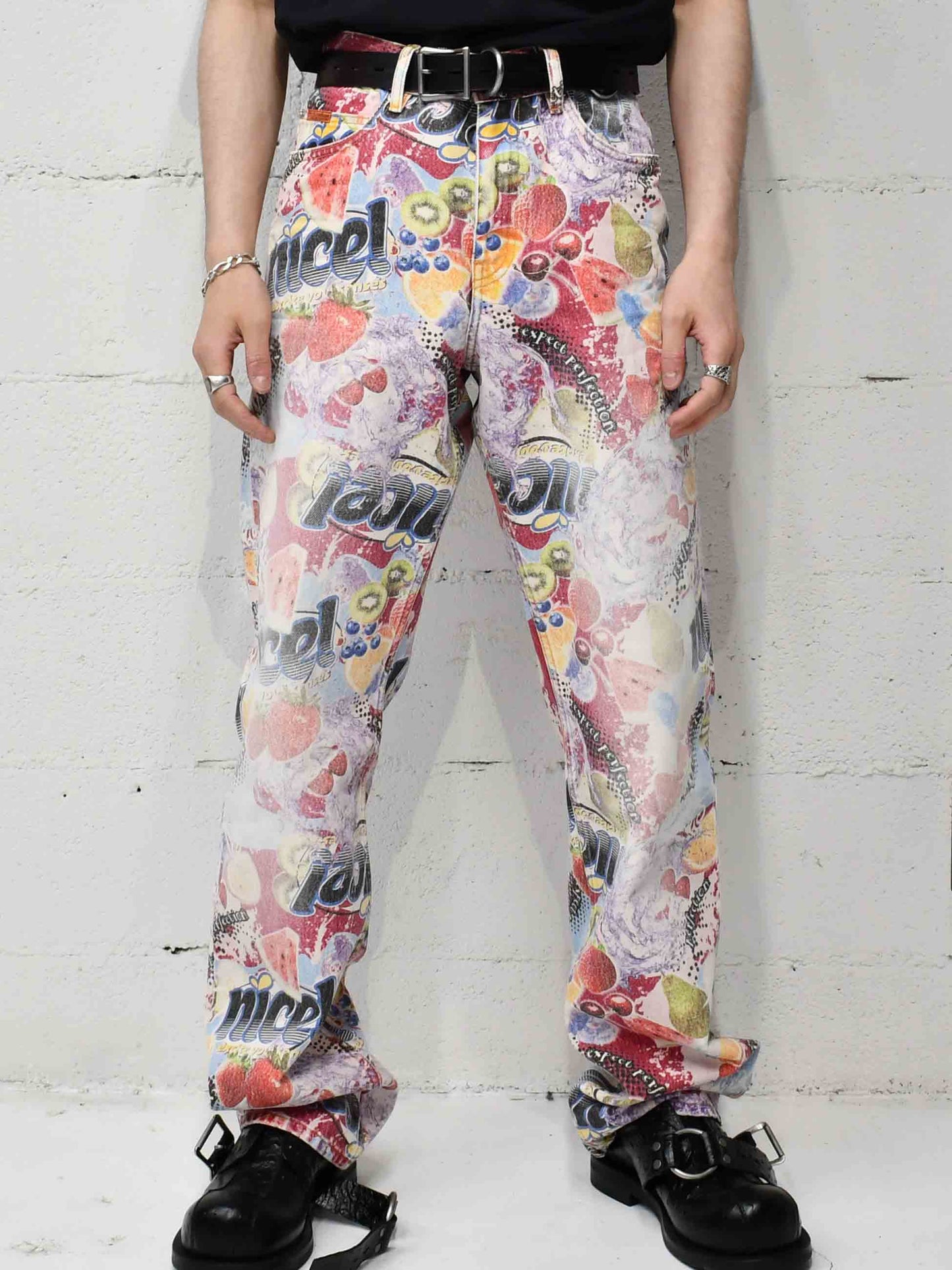 【Martine Rose  - マーティンローズ】5 POCKET RELAXED FIT JEAN / multicolor  (ボトムス/マルチカラー)
