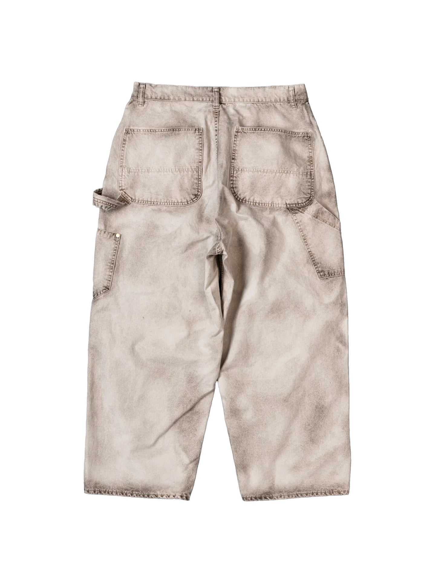 【ANACHRONORM - アナクロノーム】NYLON PATCH KINARI DOUBLE KNEE PAINTER PANTS/ BEIGE DYED（パンツ/ベージュダイ）