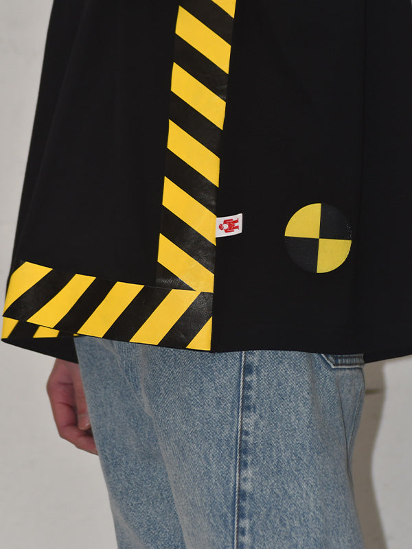 30%OFF【Walter Van Beirendonck- ウォルターヴァンベイレンドンク】DANGER-T OVERSIZED  / BLACK (Tシャツ/ブラック)