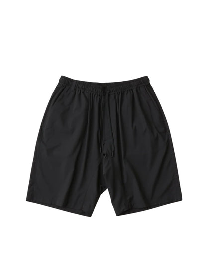 【White Mountaineering - ホワイトマウンテニアリング】WIDE SHORT PANTS / BLACK (ショーツ/ブラック)