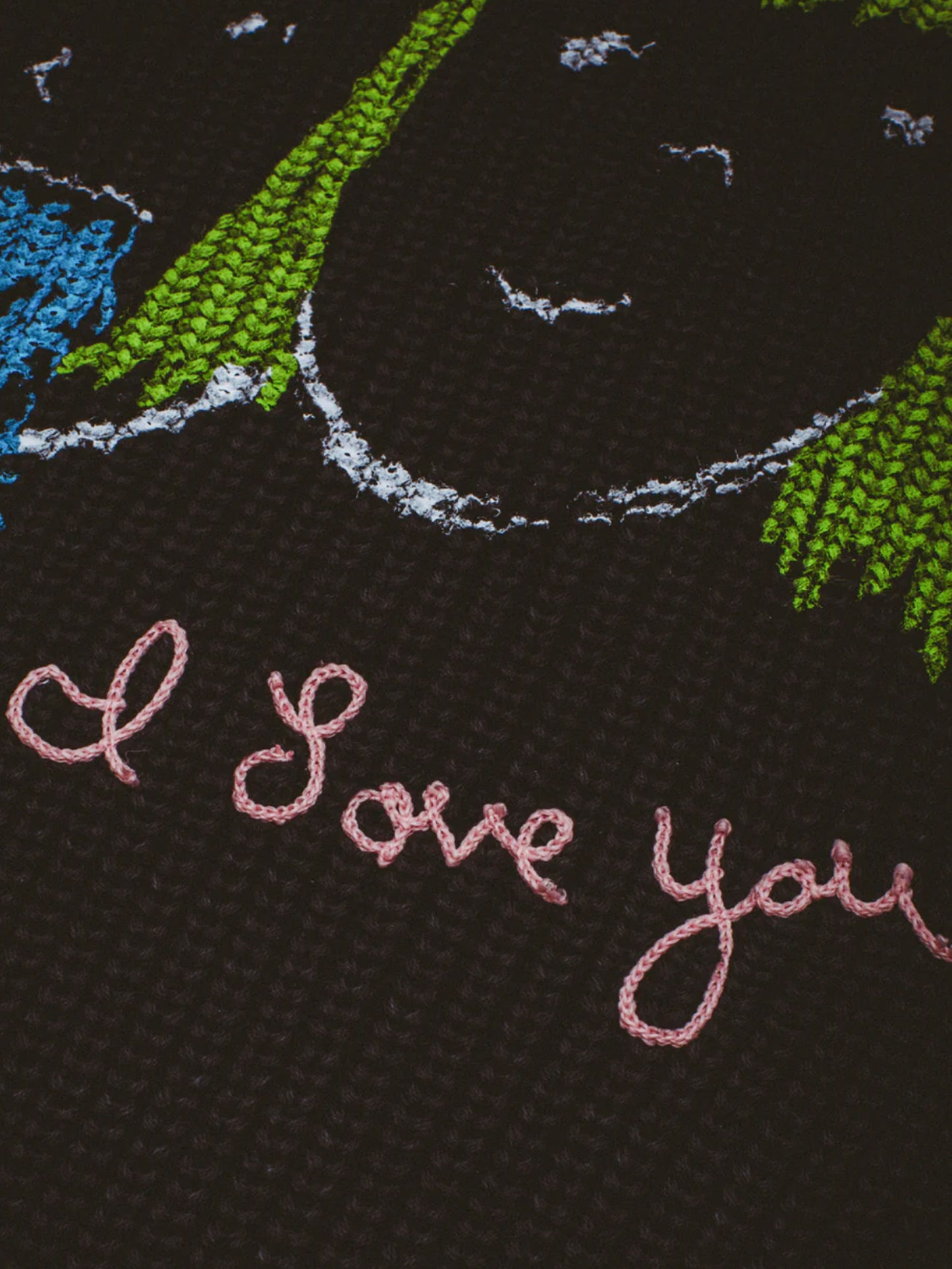 【Fucking Awesome- ファッキングオーサム】I LOVE YOU OVERDYED SWEATER / BLACK（セーター/ブラック)