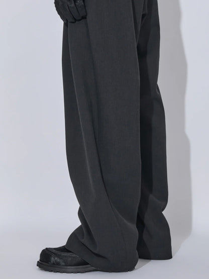 【_J. L - A. L_ - ジェイラル】Uvas Trousers / Shungite Black (トラウザーズ/シュグナイトブラック)