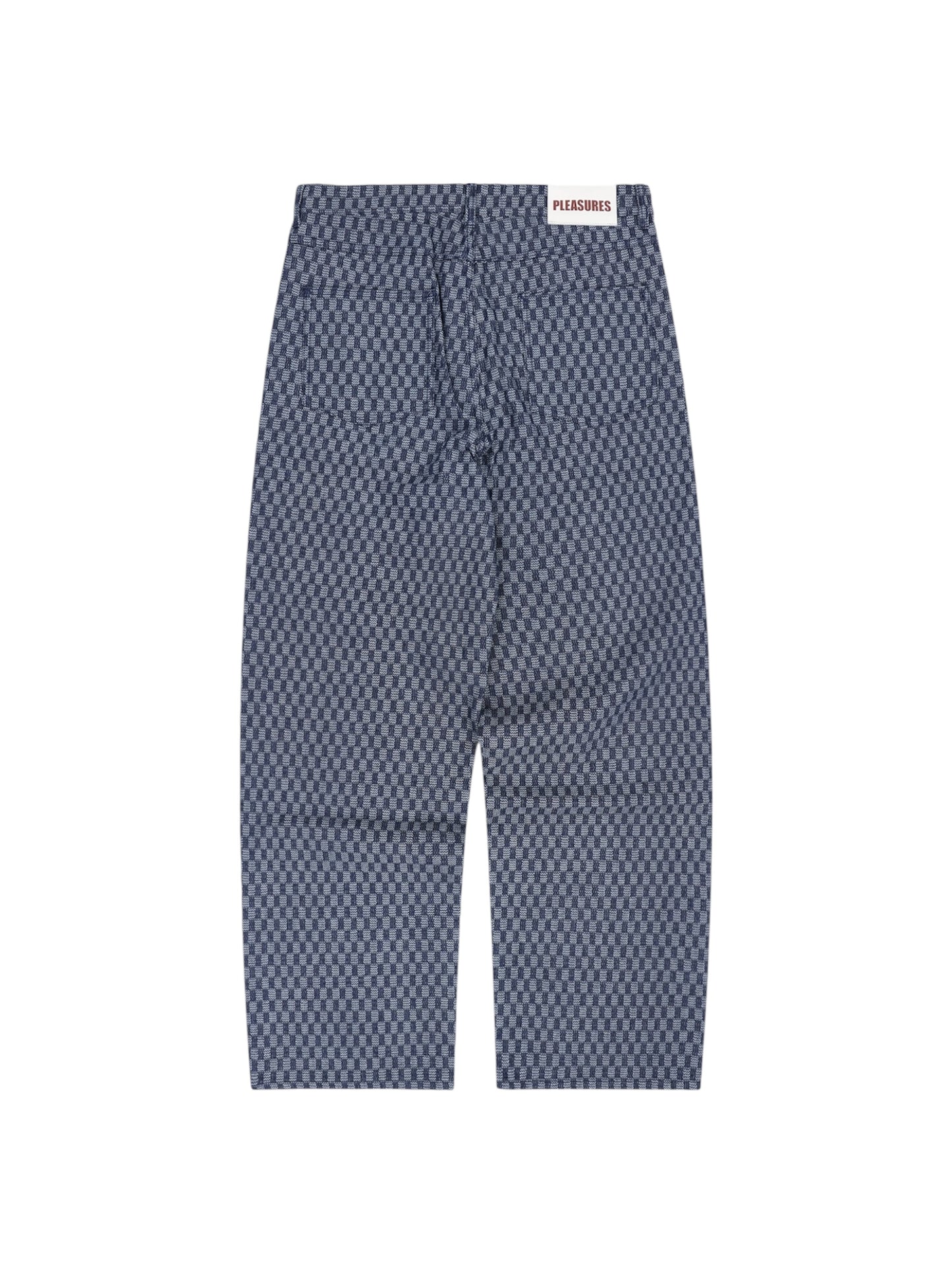 【PLEASURES - プレジャーズ】FORMULA BAGGY JEANS INDIGO CHECKER  / INDIGO (パンツ/インディゴ)