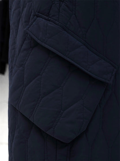 【White Mountaineering - ホワイトマウンテニアリング】QUILTED WIDE CARGO PANTS / BLACK (パンツ/ブラック)