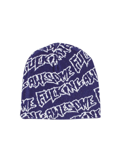 【Fucking Awesome- ファッキングオーサム】FA STAMP REPEAT SKULLY/NAVY/WHITE（キャップ/ネイビーホワイト)