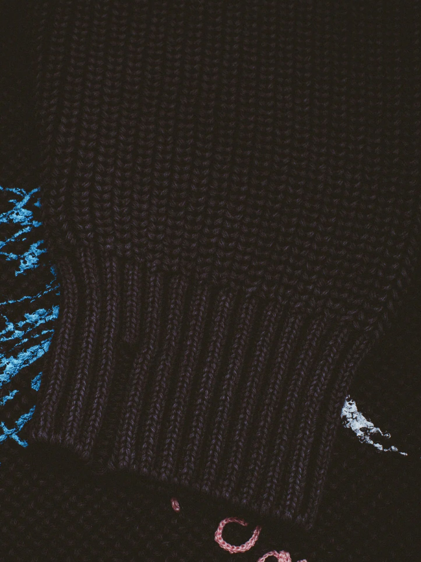 【Fucking Awesome- ファッキングオーサム】I LOVE YOU OVERDYED SWEATER / BLACK（セーター/ブラック)