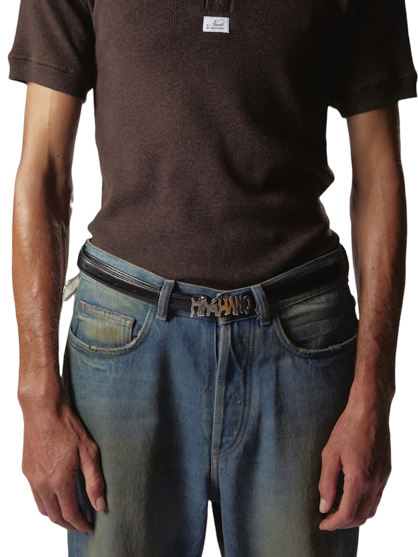 【MAGLIANO - マリアーノ】MAGLIANO SLIM BELT / BLACK (ベルト/ブラック)