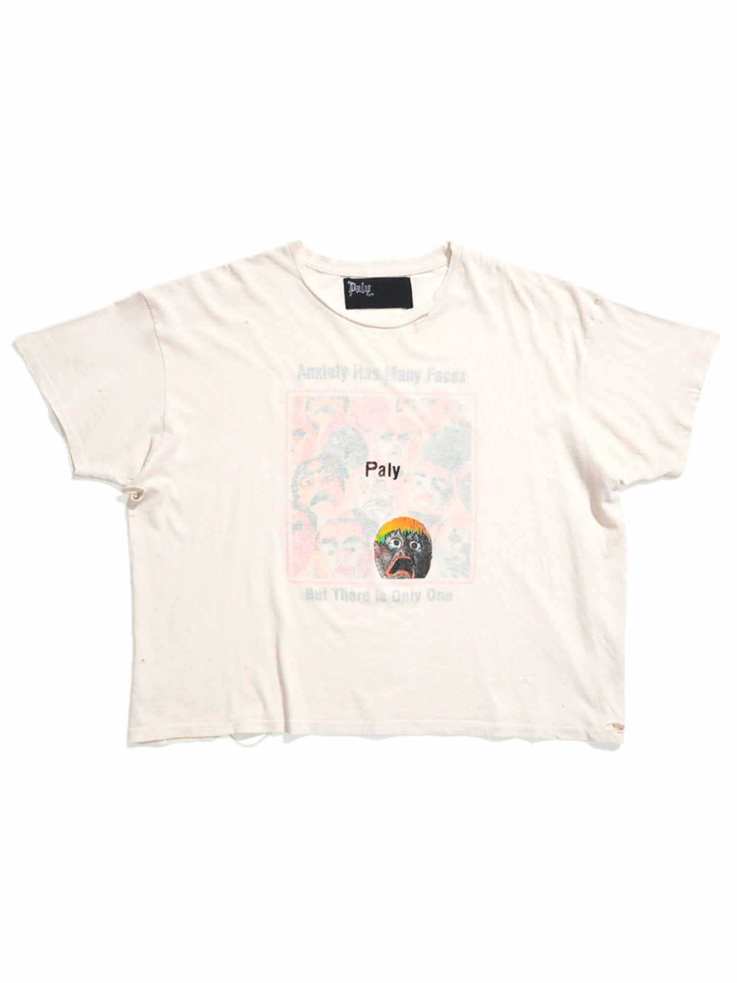 【PALY HOLLYWOOD - パリーハリウッド】ANXIETY TEE / WHITE(Tシャツ/ホワイト)