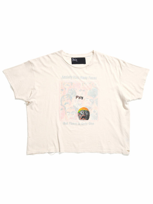 【PALY HOLLYWOOD - パリーハリウッド】ANXIETY TEE / WHITE(Tシャツ/ホワイト)