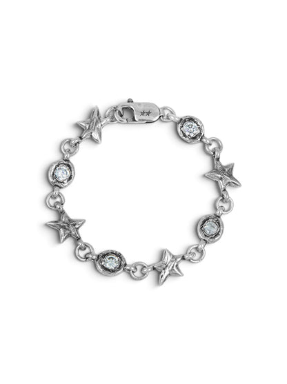 【TWO JEYS  - トゥージェイズ】WHITE SQUADRA BRACELET / SILVER (アクセサリー/シルバー)