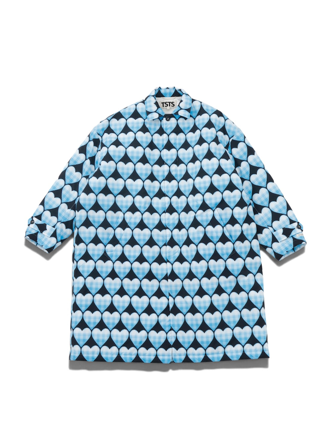 【TSTS -ティーエスティーエス】QUITED LINING BALMACAAN COAT / BLUE (コート/ブルー)