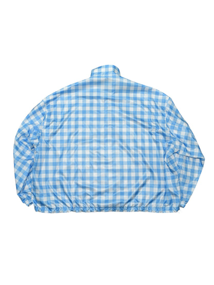 【TSTS -ティーエスティーエス】RECYCLED POLYESTER WIND TRACK JACKET / BLUE CHECK (ブルゾン/ブルーチェック)