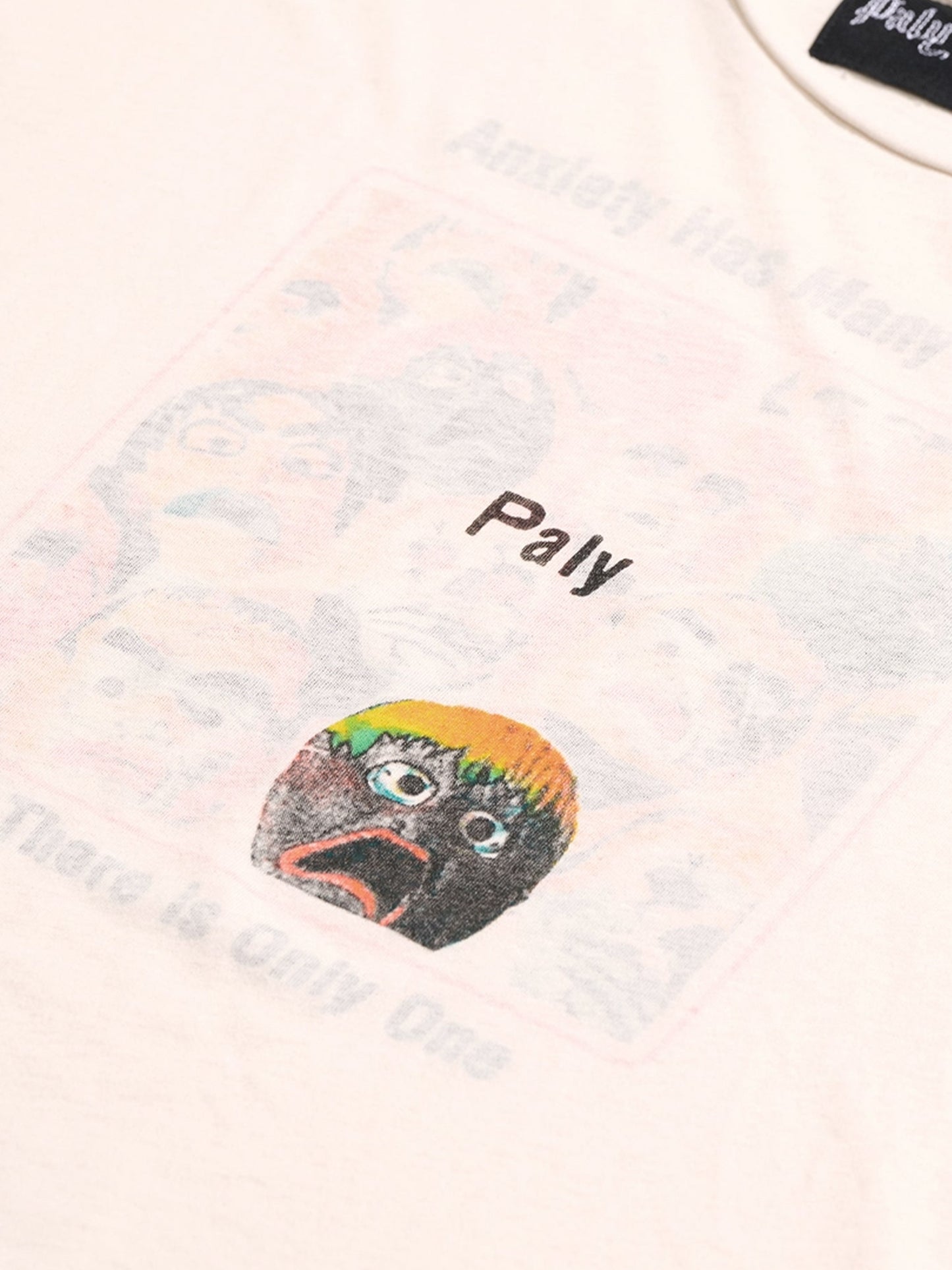 【PALY HOLLYWOOD - パリーハリウッド】ANXIETY TEE / WHITE(Tシャツ/ホワイト)