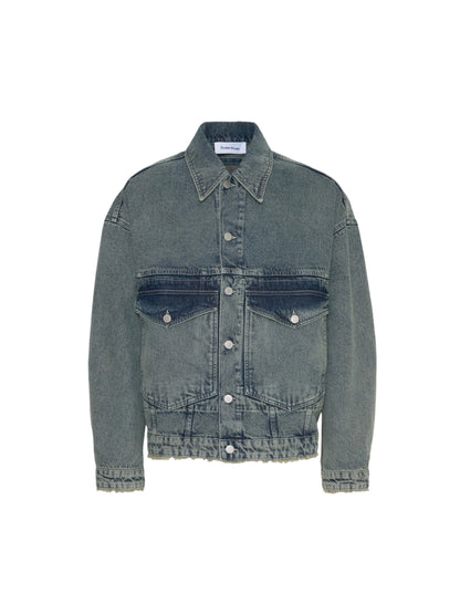 【Études studio - エチュード スタジオ】 Loose Denim Jacket ACID/ Cream (ジャケット/クリーム)