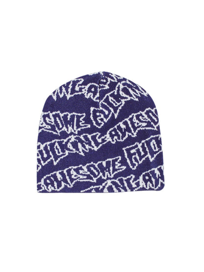 【Fucking Awesome- ファッキングオーサム】FA STAMP REPEAT SKULLY/NAVY/WHITE（キャップ/ネイビーホワイト)